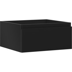 MEXEN/S - Orio kúpeľňová skrinka pod umývadlo 50, 1 šuplík, čierna mat (91A10-05023-1-BF71)