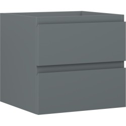 MEXEN/S - Orio kúpeľňová skrinka pod umývadlo 50, 2 zásuvky, grafit mat (91A10-05047-2-BFF66)