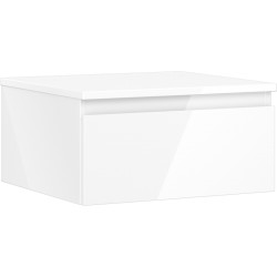 MEXEN/S - Orio kúpeľňová skrinka pod umývadlo 50 cm s doskou, 1 šuplík, biela lesk (91A10-05023-1-BFC00)