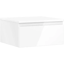 MEXEN/S - Orio kúpeľňová skrinka pod umývadlo 50 cm s doskou, 1 šuplík, biela lesk (91A10-05023-1-BFC00)