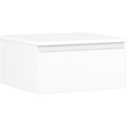 MEXEN/S - Orio kúpeľňová skrinka pod umývadlo 50 cm s doskou, 1 šuplík, biela mat (91A10-05023-1-BFC01)