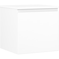 MEXEN/S - Orio kúpeľňová skrinka pod umývadlo 50 cm s doskou, 1 šuplík, biela mat (91A10-05047-1-BFC01)