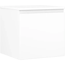 MEXEN/S - Orio kúpeľňová skrinka pod umývadlo 50 cm s doskou, 1 šuplík, biela mat (91A10-05047-1-BFC01)
