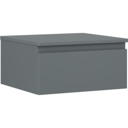 MEXEN/S - Orio kúpeľňová skrinka pod umývadlo 50 cm s doskou, 1 šuplík, grafit mat (91A10-05023-1-BFC66)