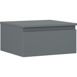 MEXEN/S - Orio kúpeľňová skrinka pod umývadlo 50 cm s doskou, 1 šuplík, grafit mat (91A10-05023-1-BFC66)