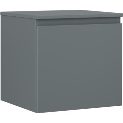 MEXEN/S - Orio kúpeľňová skrinka pod umývadlo 50 cm s doskou, 1 šuplík, grafit mat (91A10-05047-1-BFC66)