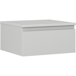 MEXEN/S - Orio kúpeľňová skrinka pod umývadlo 50 cm s doskou, 1 šuplík, sivá mat (91A10-05023-1-BFC62)