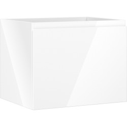 MEXEN/S - Orio kúpeľňová skrinka pod umývadlo 60, 1 šuplík, biela lesk (91A10-06047-1-BF00)