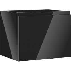 MEXEN/S - Orio kúpeľňová skrinka pod umývadlo 60, 1 šuplík, čierna lesk (91A10-06047-1-BF70)