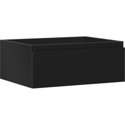 MEXEN/S - Orio kúpeľňová skrinka pod umývadlo 60, 1 šuplík, čierna mat (91A10-06023-1-BF71)