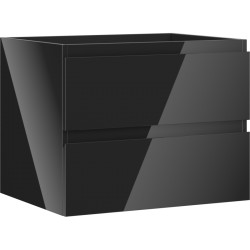 MEXEN/S - Orio kúpeľňová skrinka pod umývadlo 60, 2 zásuvky, čierna lesk (91A10-06047-2-BFF70)