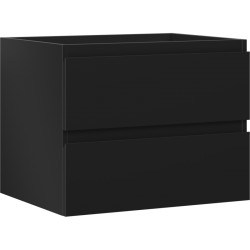 MEXEN/S - Orio kúpeľňová skrinka pod umývadlo 60, 2 zásuvky, čierna mat (91A10-06047-2-BFF71)