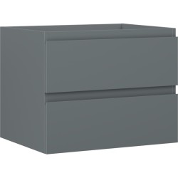 MEXEN/S - Orio kúpeľňová skrinka pod umývadlo 60, 2 zásuvky, grafit mat (91A10-06047-2-BFF66)
