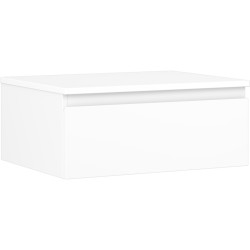 MEXEN/S - Orio kúpeľňová skrinka pod umývadlo 60 cm s doskou, 1 šuplík, biela mat (91A10-06023-1-BFC01)