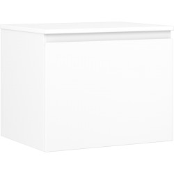 MEXEN/S - Orio kúpeľňová skrinka pod umývadlo 60 cm s doskou, 1 šuplík, biela mat (91A10-06047-1-BFC01)