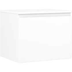 MEXEN/S - Orio kúpeľňová skrinka pod umývadlo 60 cm s doskou, 1 šuplík, biela mat (91A10-06047-1-BFC01)