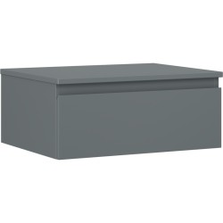 MEXEN/S - Orio kúpeľňová skrinka pod umývadlo 60 cm s doskou, 1 šuplík, grafit mat (91A10-06023-1-BFC66)