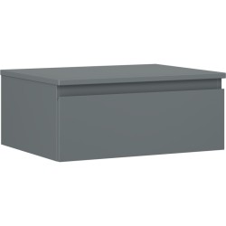 MEXEN/S - Orio kúpeľňová skrinka pod umývadlo 60 cm s doskou, 1 šuplík, grafit mat (91A10-06023-1-BFC66)