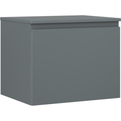 MEXEN/S - Orio kúpeľňová skrinka pod umývadlo 60 cm s doskou, 1 šuplík, grafit mat (91A10-06047-1-BFC66)