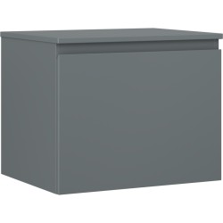 MEXEN/S - Orio kúpeľňová skrinka pod umývadlo 60 cm s doskou, 1 šuplík, grafit mat (91A10-06047-1-BFC66)