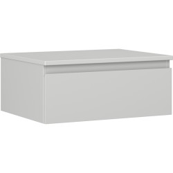 MEXEN/S - Orio kúpeľňová skrinka pod umývadlo 60 cm s doskou, 1 šuplík, sivá mat (91A10-06023-1-BFC62)