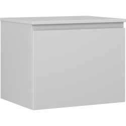 MEXEN/S - Orio kúpeľňová skrinka pod umývadlo 60 cm s doskou, 1 šuplík, sivá mat (91A10-06047-1-BFC62)