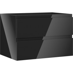 MEXEN/S - Orio kúpeľňová skrinka pod umývadlo 70, 2 zásuvky, čierna lesk (91A10-07047-2-BFF70)