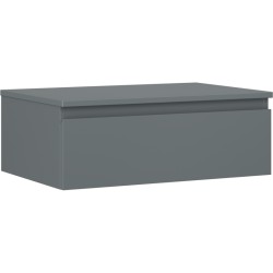 MEXEN/S - Orio kúpeľňová skrinka pod umývadlo 70 cm s doskou, 1 šuplík, grafit mat (91A10-07023-1-BFC66)