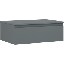 MEXEN/S - Orio kúpeľňová skrinka pod umývadlo 70 cm s doskou, 1 šuplík, grafit mat (91A10-07023-1-BFC66)