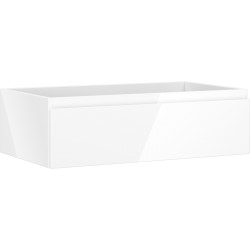 MEXEN/S - Orio kúpeľňová skrinka pod umývadlo 80, 1 šuplík, biela lesk (91A10-08023-1-BF00)