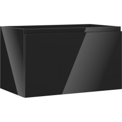 MEXEN/S - Orio kúpeľňová skrinka pod umývadlo 80, 1 šuplík, čierna lesk (91A10-08047-1-BF70)