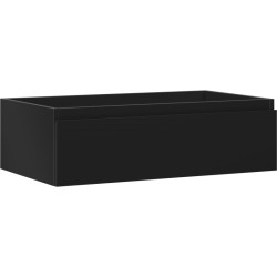 MEXEN/S - Orio kúpeľňová skrinka pod umývadlo 80, 1 šuplík, čierna mat (91A10-08023-1-BF71)