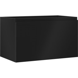 MEXEN/S - Orio kúpeľňová skrinka pod umývadlo 80, 1 šuplík, čierna mat (91A10-08047-1-BF71)