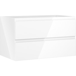 MEXEN/S - Orio kúpeľňová skrinka pod umývadlo 80, 2 zásuvky, biela lesk (91A10-08047-2-BFF00)