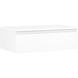 MEXEN/S - Orio kúpeľňová skrinka pod umývadlo 80 cm s doskou, 1 šuplík, biela mat (91A10-08023-1-BFC01)
