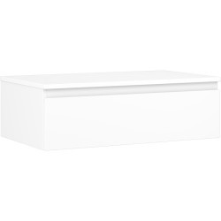 MEXEN/S - Orio kúpeľňová skrinka pod umývadlo 80 cm s doskou, 1 šuplík, biela mat (91A10-08023-1-BFC01)