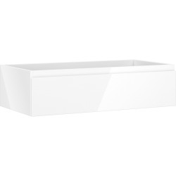 MEXEN/S - Orio kúpeľňová skrinka pod umývadlo 90, 1 šuplík, biela lesk (91A10-09023-1-BF00)