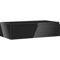 MEXEN/S - Orio kúpeľňová skrinka pod umývadlo 90, 1 šuplík, čierna lesk (91A10-09023-1-BF70)