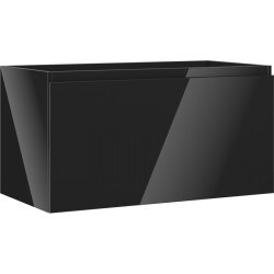 MEXEN/S - Orio kúpeľňová skrinka pod umývadlo 90, 1 šuplík, čierna lesk (91A10-09047-1-BF70)