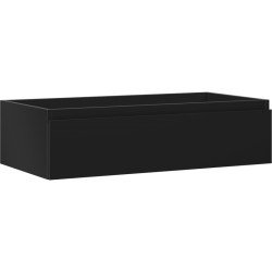 MEXEN/S - Orio kúpeľňová skrinka pod umývadlo 90, 1 šuplík, čierna mat (91A10-09023-1-BF71)