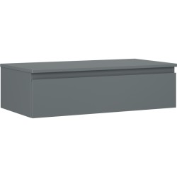 MEXEN/S - Orio kúpeľňová skrinka pod umývadlo 90 cm s doskou, 1 šuplík, grafit mat (91A10-09023-1-BFC66)