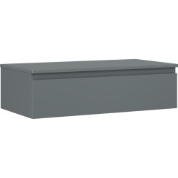 MEXEN/S - Orio kúpeľňová skrinka pod umývadlo 90 cm s doskou, 1 šuplík, grafit mat (91A10-09023-1-BFC66)