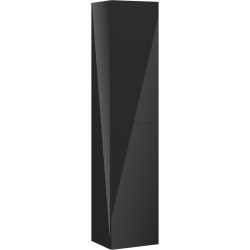MEXEN/S - Orio kúpeľňový stĺp 35, 2 dvierka, čierna lesk (91A11-03016-2-BF70)