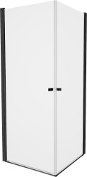 MEXEN/S - PRETORIA duo sprchovací kút 70 x 70 cm, transparent, čierny (852-070-070-70-00-02)