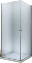 MEXEN/S - PRETORIA duo sprchovací kút 80x80, transparent, chróm (852-080-080-02-00)