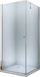 MEXEN/S - PRETORIA sprchovací kút 80x70, transparent, chróm (852-080-070-01-00)