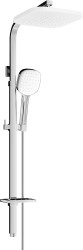 MEXEN/S - Q33 sprchový set chróm / biela (798333395-02)