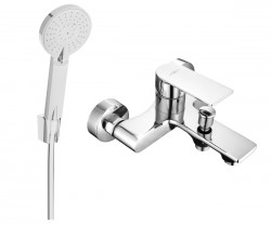 MEXEN/S - R40 Royo vaňová batéria so sprchovou súpravou, chróm (7223R40-00)