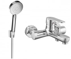 MEXEN/S - R75 Kama vaňová batéria so sprchovou súpravou, chróm (7253R75-00)