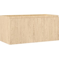 MEXEN/S - Rivel kúpeľňová skrinka pod umývadlo 100, 1 šuplík, reliéf, dub (91A20-10047-1-BF81)